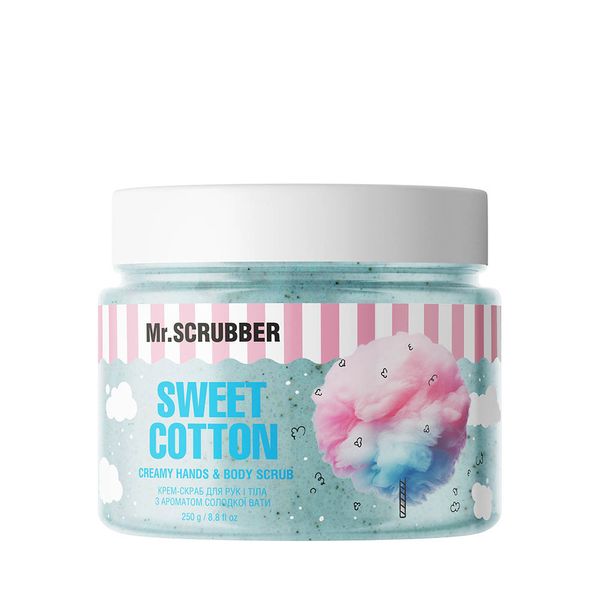 Крем-скраб для рук і тіла з ароматом солодкої вати Sweet Cotton Mr.SCRUBBER 4613 фото