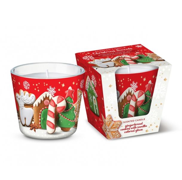 Свічка ароматична "Christmas Sweets" (Gingerbread Cookies) MS-KR03-06543 фото