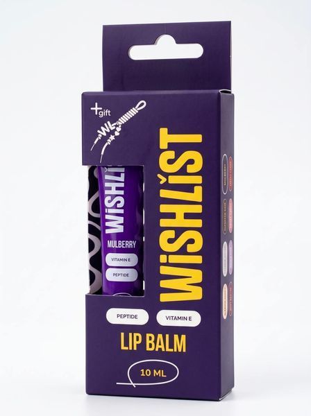 БАЛЬЗАМ-БЛИСК ДЛЯ ГУБ MULBERRY WiSHLiST LIP GLOSS BALM, 10 МЛ + БРЕЛОК-ШНУРОК прпрпр7 фото
