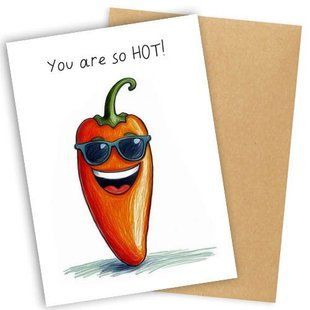 Листівка з конвертом You are so HOT 41961 фото